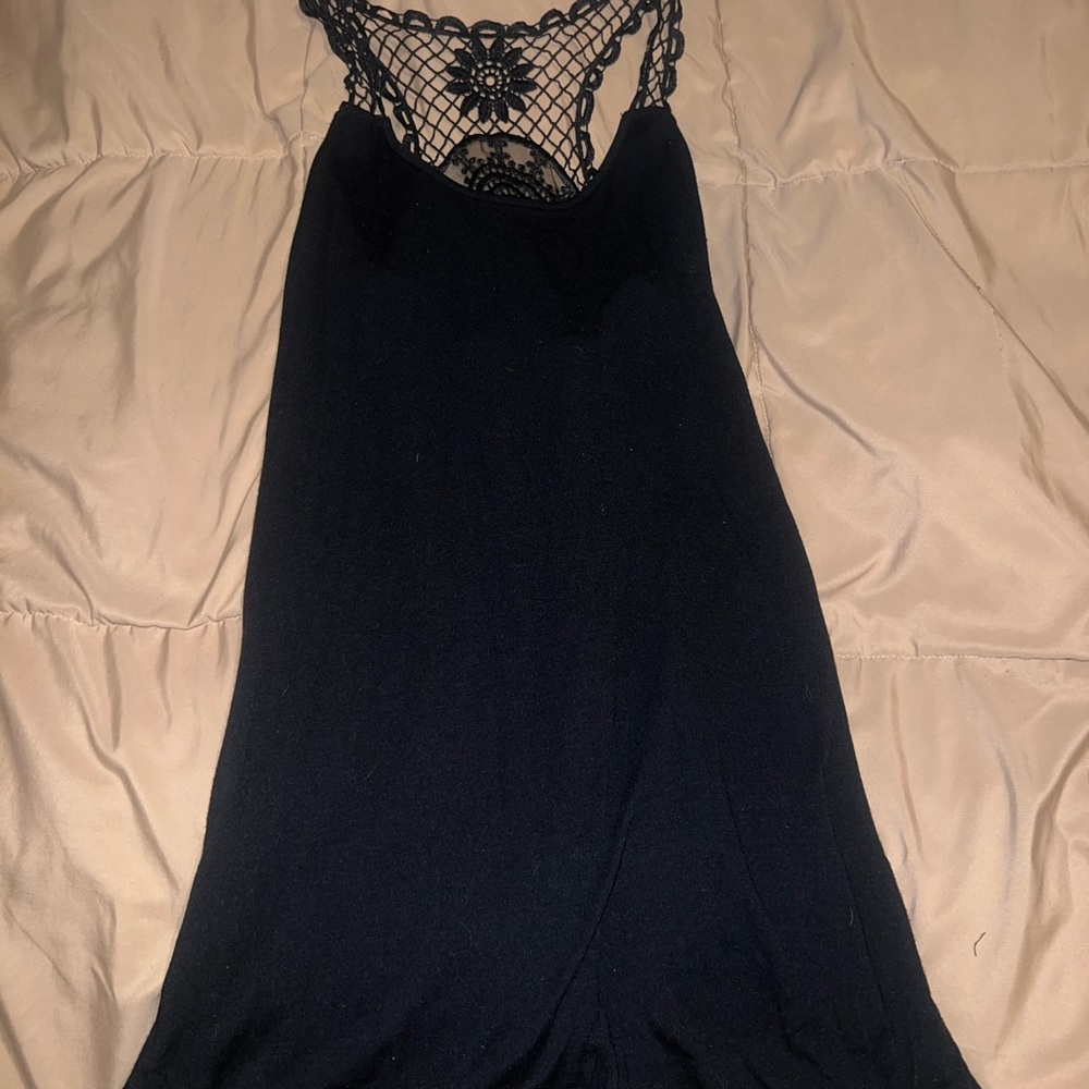 Elegant Black Swim Coverup